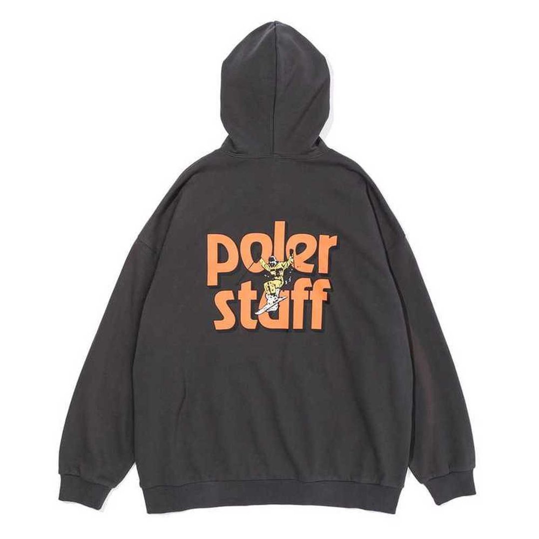 日本限定 POLER MONOSKI HOODIE 休闲连帽大学TEE 石墨炭色 - 中性连帽卫衣/T 恤 - 其他材质 灰色