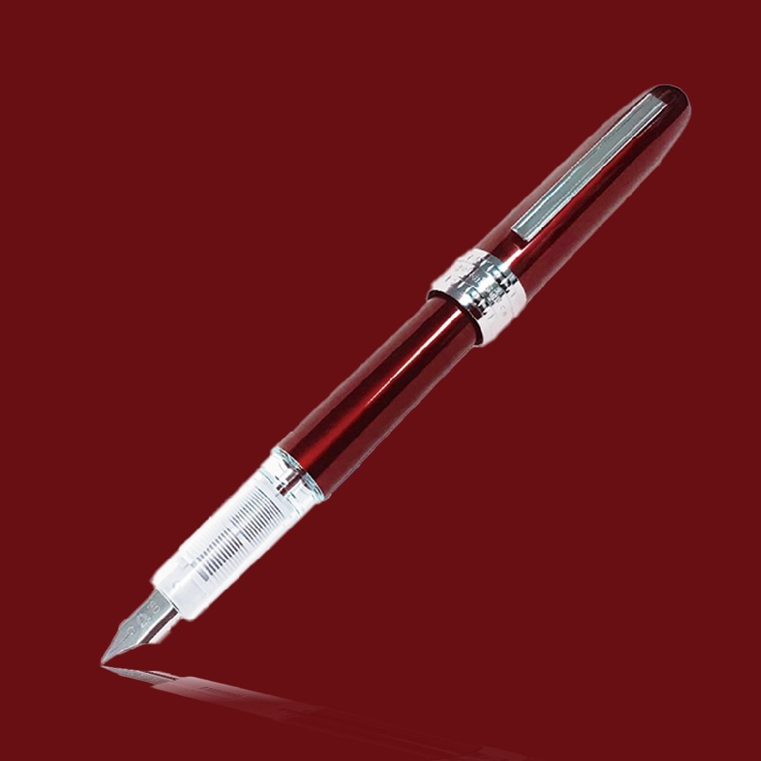 PLATINUM PLAISIR 金属笔杆0.5mm 钢笔 PGB-500 - 钢笔 - 其他材质 红色