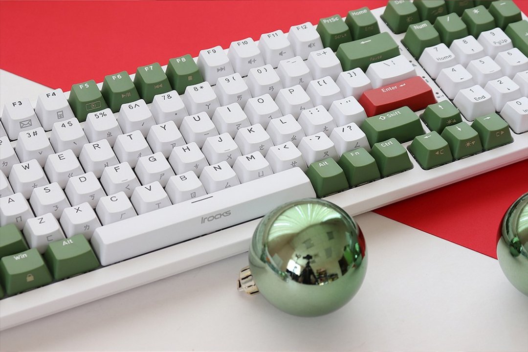 irocks K86R 热插拔 无线机械式键盘 佳达隆轴-宇治金时 - 电脑配件 - 其他材质 