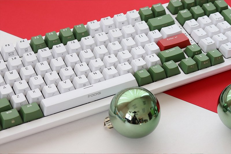 irocks K86R 热插拔 无线机械式键盘 佳达隆轴-宇治金时 - 电脑配件 - 其他材质 