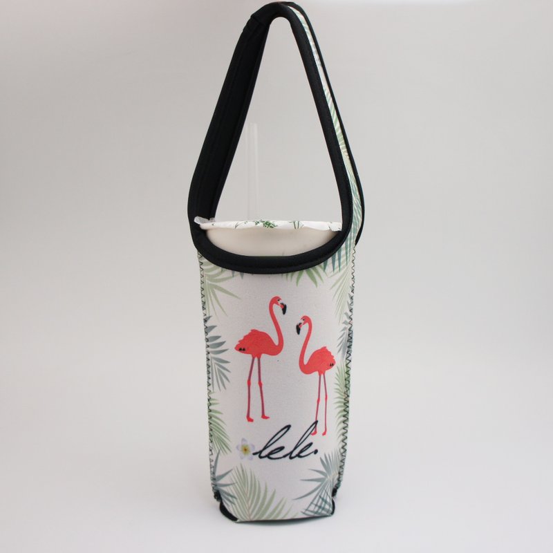 BLR 环保饮料提袋 保冰保温 LeLe 红鹤 Ti 02 - 随行杯提袋/水壶袋 - 聚酯纤维 白色