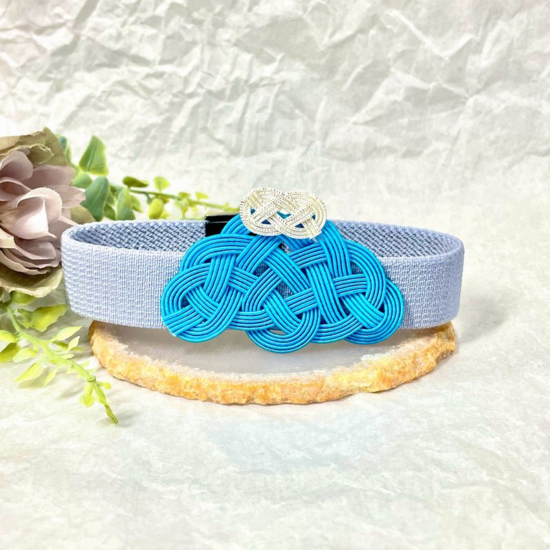 【日本传统】mizuhiki 水引富士山主题 御朱印帐・手帐束带 链接美好缘分的“水引”* - 其他 - 纸 蓝色