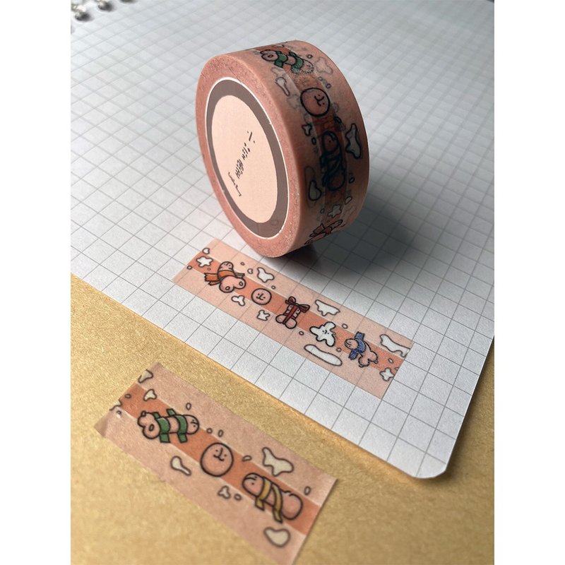 茎灵纸胶带/茎灵贴起来/15mm纸胶带 - 纸胶带 - 纸 