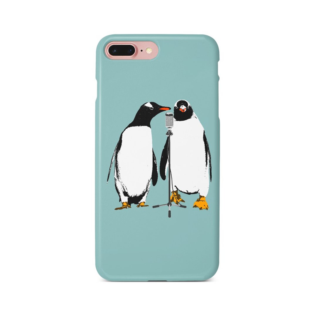 iPhone case / comedian penguin - 手机壳/手机套 - 塑料 蓝色