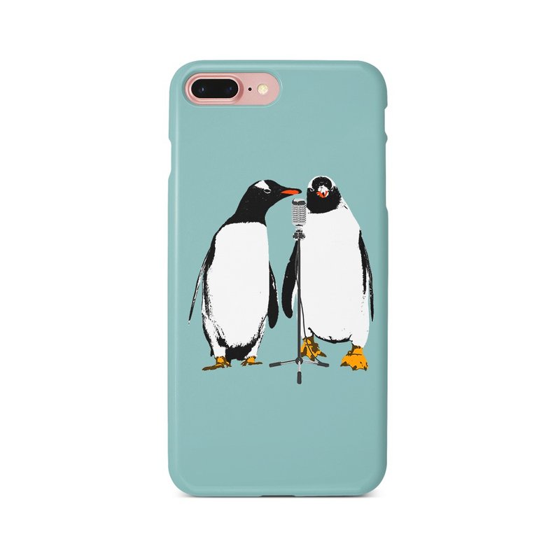 iPhone case / comedian penguin - 手机壳/手机套 - 塑料 蓝色