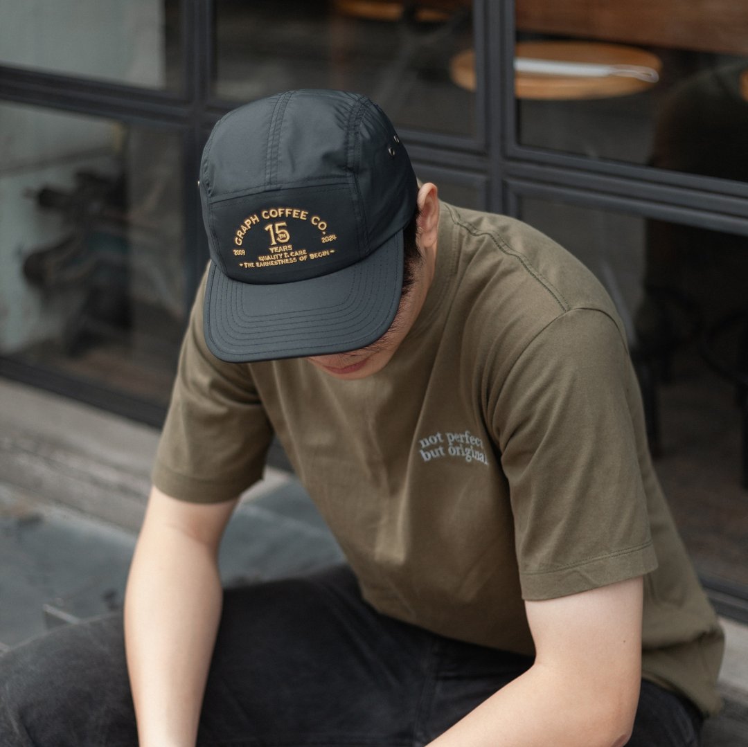 GRAPH | 5 PANEL CAP 15周年纪念帽 - 帽子 - 其他材质 