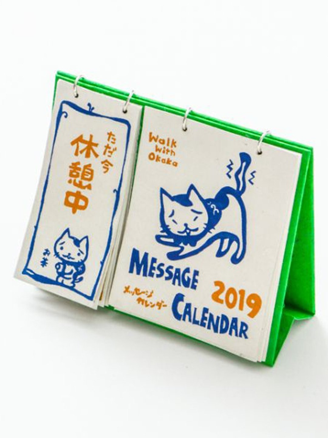 预购!!!!!2019年手绘OKAKA猫咪桌历 交换礼物 圣诞礼物 - 年历/台历 - 纸 