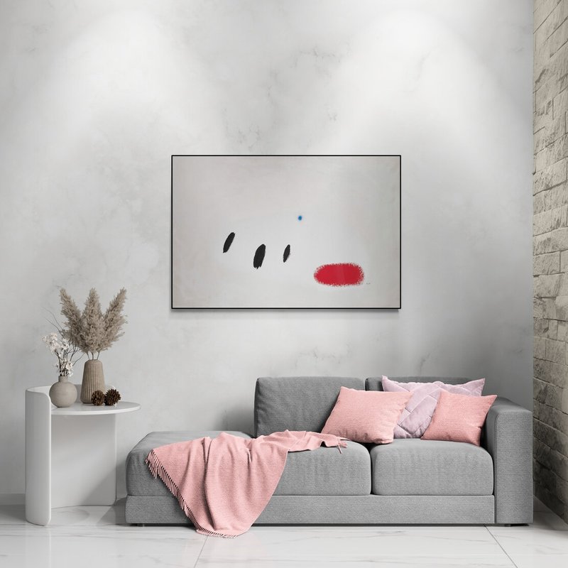 【艺术挂画】 Joan Miro 米罗 -- 珍珠在蔚蓝面前微笑 - 海报/装饰画/版画 - 纸 