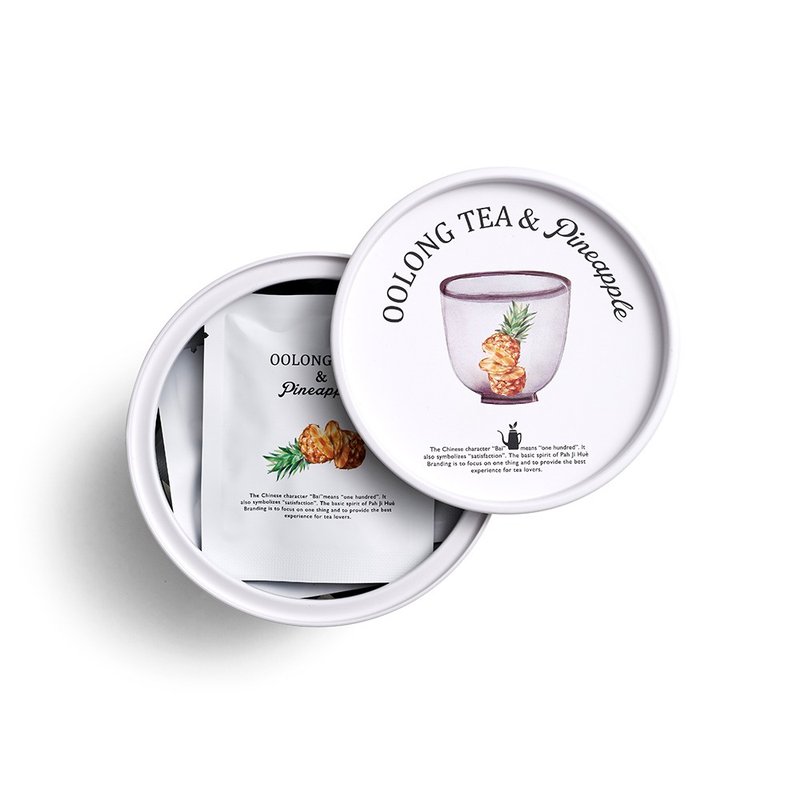 【百二岁】在地水果茶 / 冷泡茶 - 凤梨包种茶 8入 - 茶 - 新鲜食材 橘色