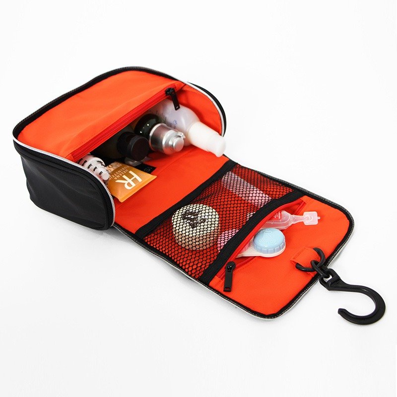 盥洗包．黑 - 化妆包/杂物包 - 聚酯纤维 黑色