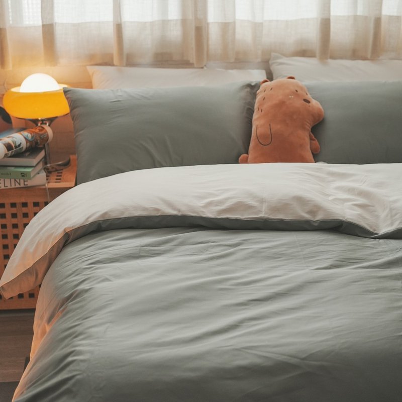 茶雾 薄床包两用被组(60支)专柜级 100%天丝【超取限一组】 - 寝具 - 其他材质 绿色