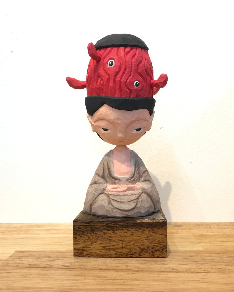 怪物头 - 摆饰 - 木头 