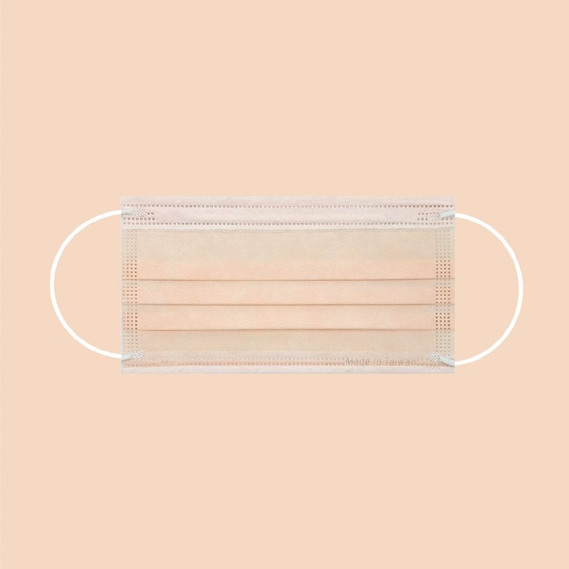 平面医疗口罩 (成人 50片/盒) 蜜桃色 台湾制 l THG兆鼎生医 - 口罩 - 其他材质 粉红色