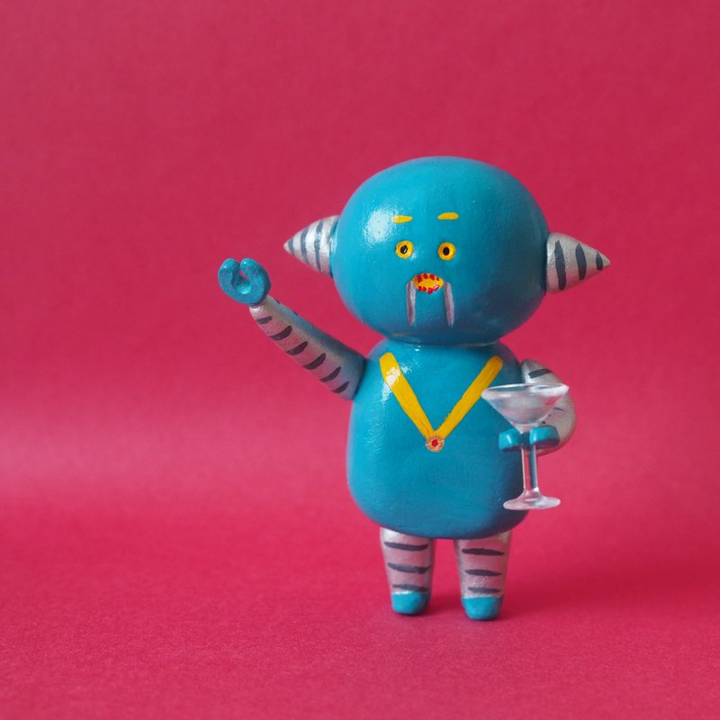 未来机器人 - 玩偶/公仔 - 粘土 蓝色