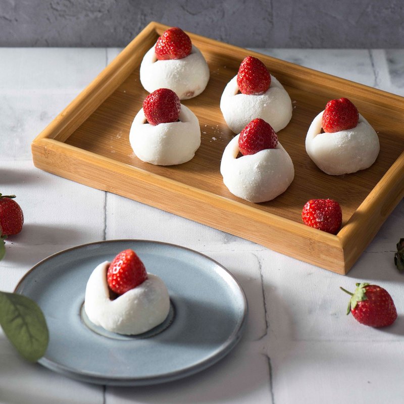 【快速出货 | 久久津】草莓大福6入*3盒组 - 蛋糕/甜点 - 其他材质 