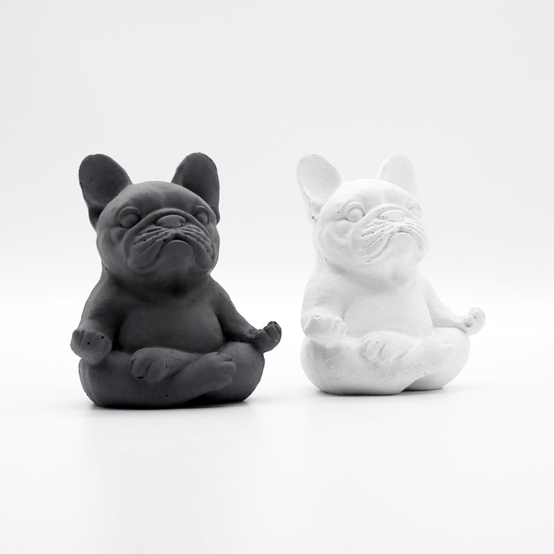French BULLDOG Aroma Stone I 法斗扩香石 I 香氛 I 附精油－ - 香薰/精油/线香 - 水泥 灰色