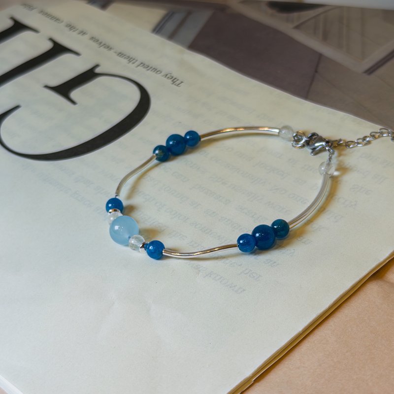 澄澜之境  冷静专注×顺畅沟通×清透防护能量 - 手链/手环 - 水晶 