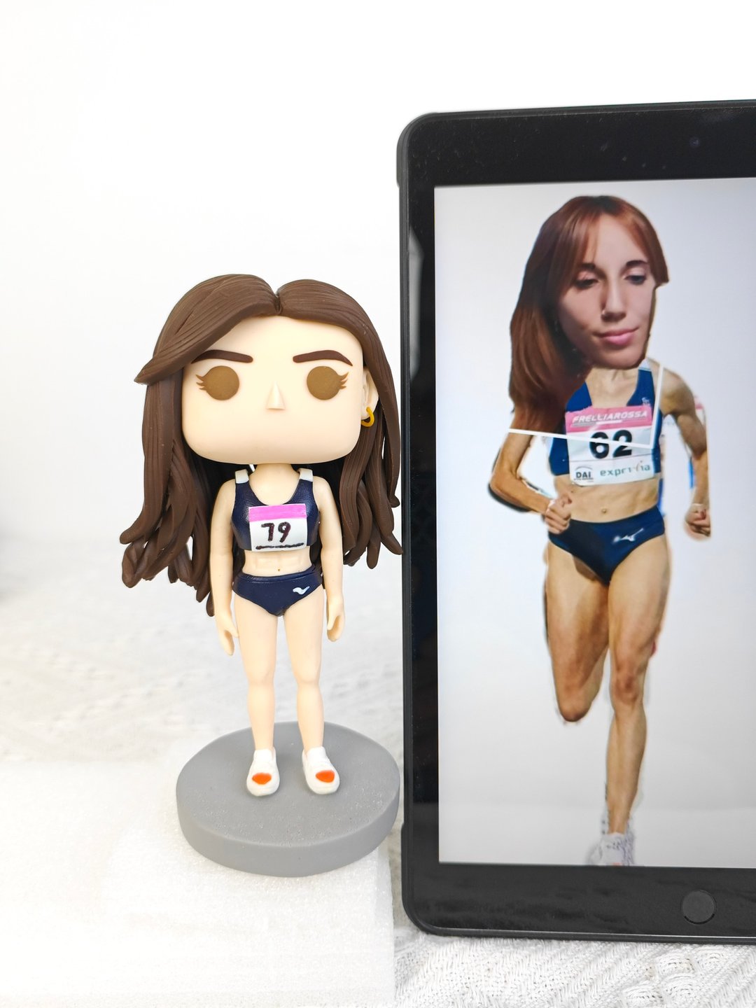 纯手工定制美国Funko Pop 自画肖像公仔娃娃男朋友老公生日礼物 - 玩偶/公仔 - 粘土 多色