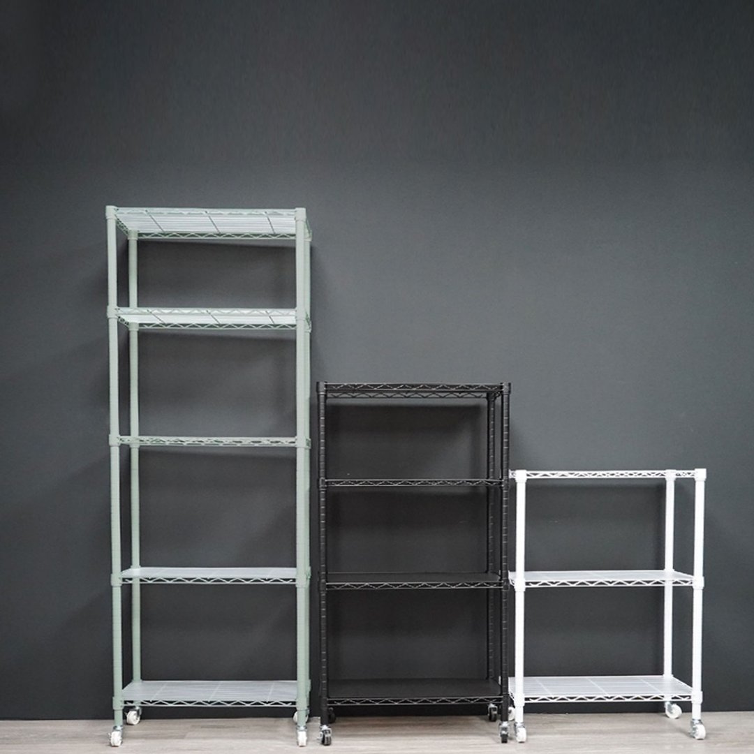 【拜尔家居】60x30x90三层架 60x30x120四层架 60x30x180 五层架 - 置物架/篮子 - 其他金属 
