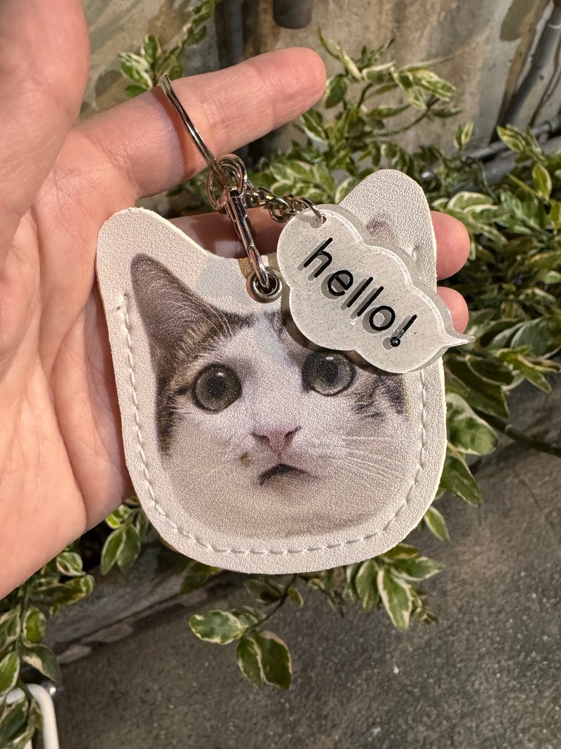 定制化 |  皮革 造型 磁扣/感应扣/AirTag 收纳钥匙圈吊饰 - 钥匙链/钥匙包 - 人造皮革 多色