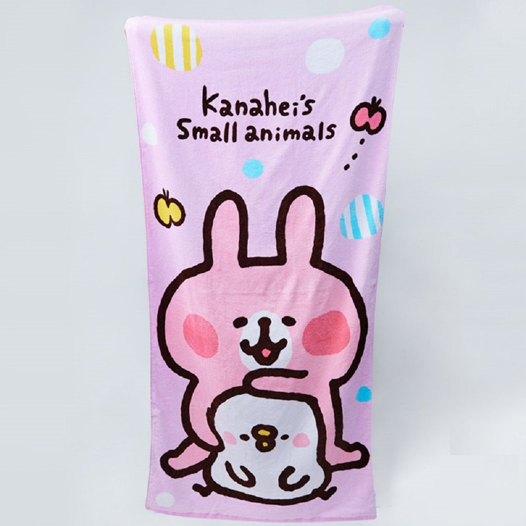 【ONEDER旺达】卡娜赫拉的小动物 兔兔大浴巾 KNH-DC005 - 毛巾浴巾 - 棉．麻 
