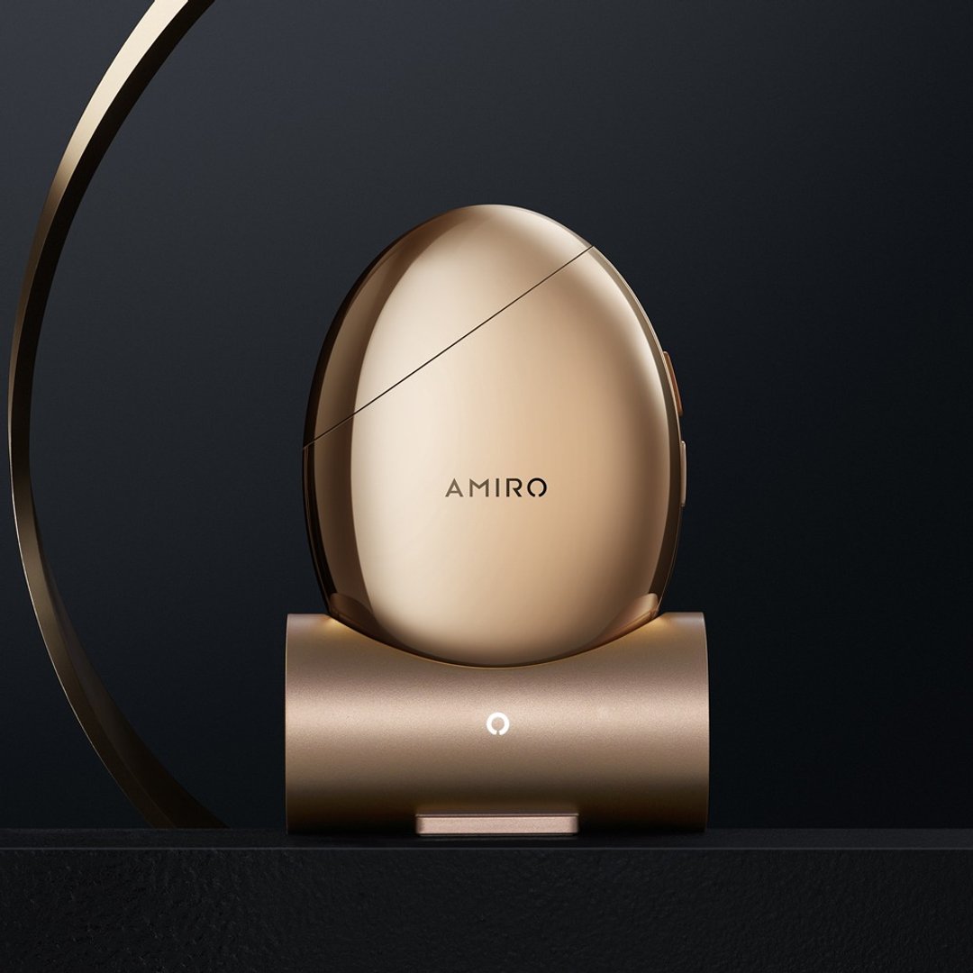 AMIRO S1 时光机黄金点阵美容仪 - 脸部按摩/清洁工具 - 其他材质 金色