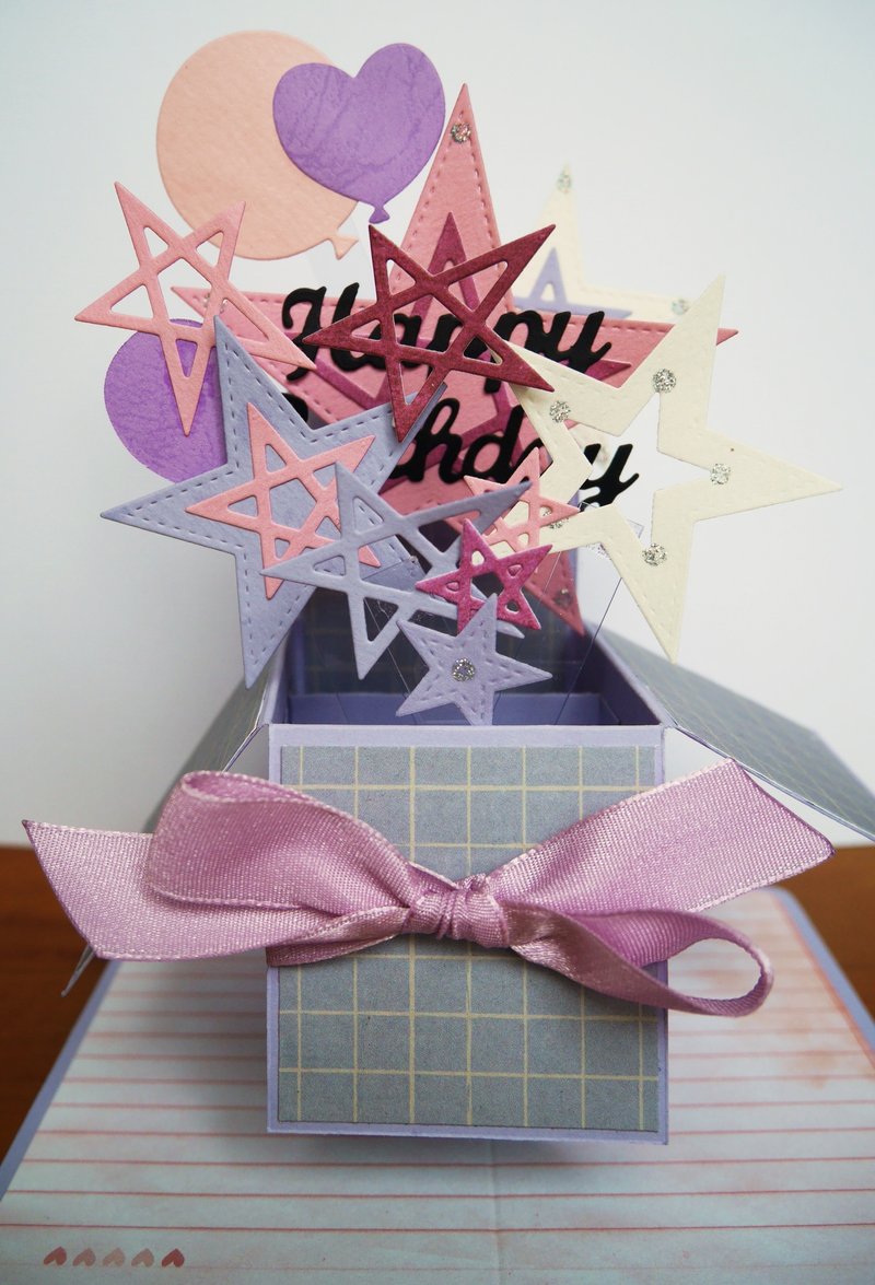 【yu-crafts 手工卡片】立体卡片-Happy Birthday #2 - 卡片/明信片 - 纸 
