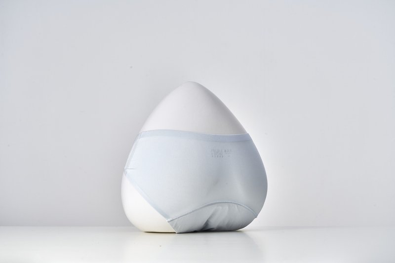 【月亮裤】经典款-日用弦月蓝无痕中腰吸血月经内裤 - 生理用品 - 其他材质 黑色