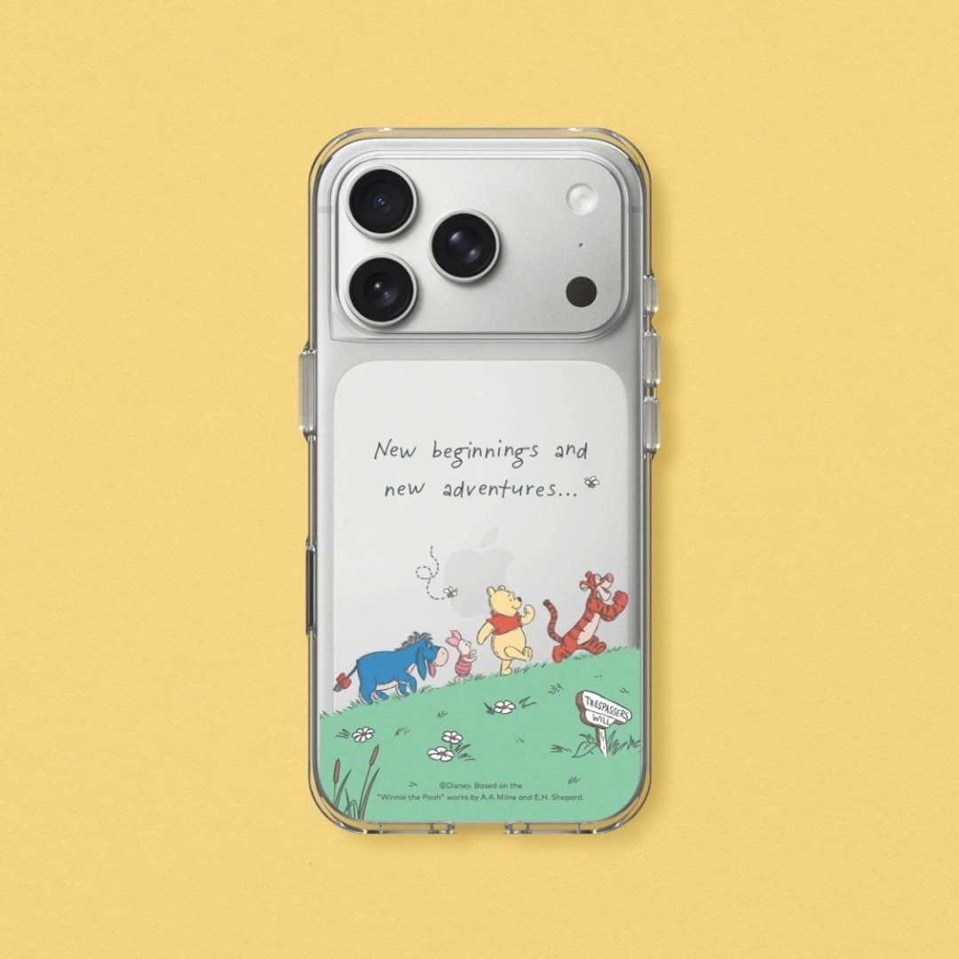 Clear 抗黄化透明防摔手机壳∣小熊维尼/与朋友一起冒险 for iPhone - 手机壳/手机套 - 塑料 多色