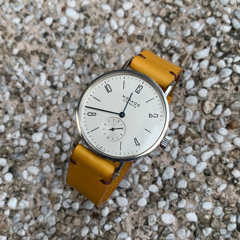 简约款 皮革表带 牛皮表带 表带订制 Seiko citizen longines - 表带 - 真皮 咖啡色