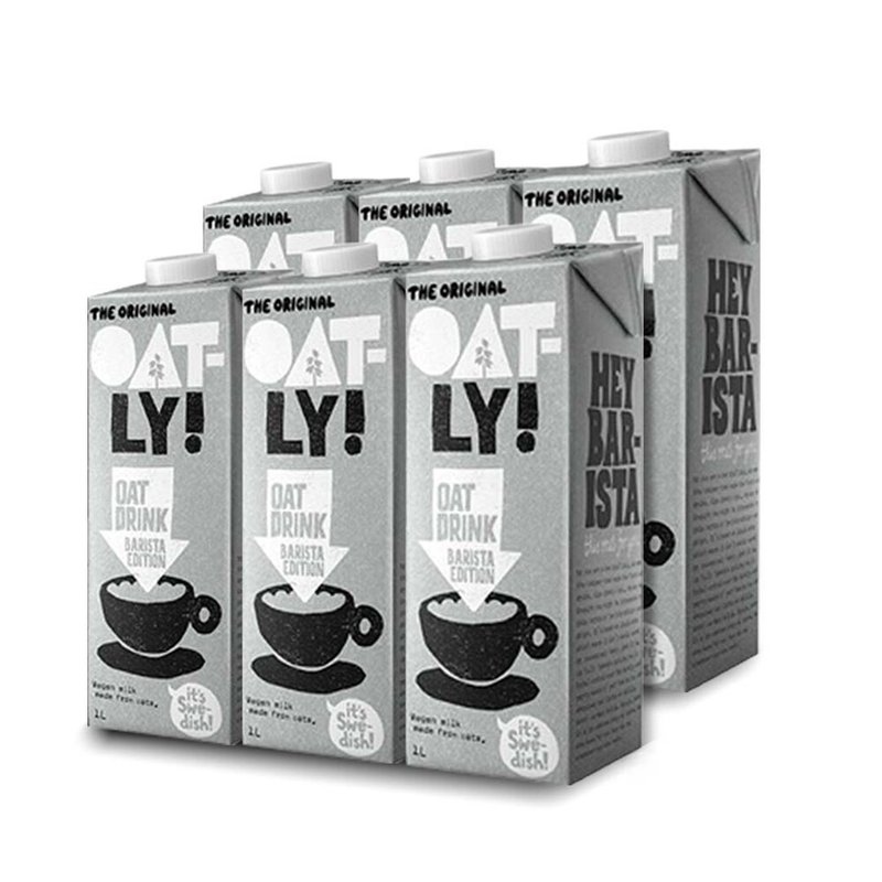 【瑞典 Oatly】咖啡师燕麦奶 *6入 - 奶类/豆浆 - 环保材料 