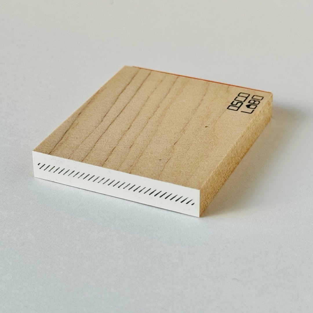 形状×图样 线条 直条纹【shape x pattern line: straight stripe】 - 印章/印台 - 橡胶 
