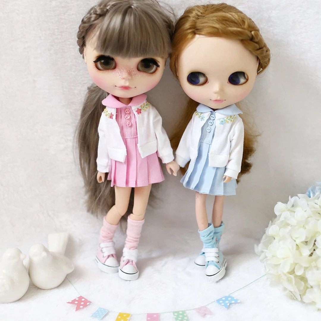 新色登场：Blythe 娃娃服装 套装外套 // 适用于 Neo Blythe、Pullip、Licca 娃娃的服装。 - 其他 - 棉 