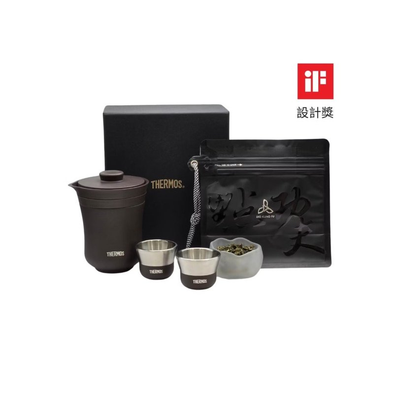 膳魔师便携茶具茶叶组+红玉红茶 (2025 ITQI国际大奖) - 茶具/茶杯 - 其他材质 白色