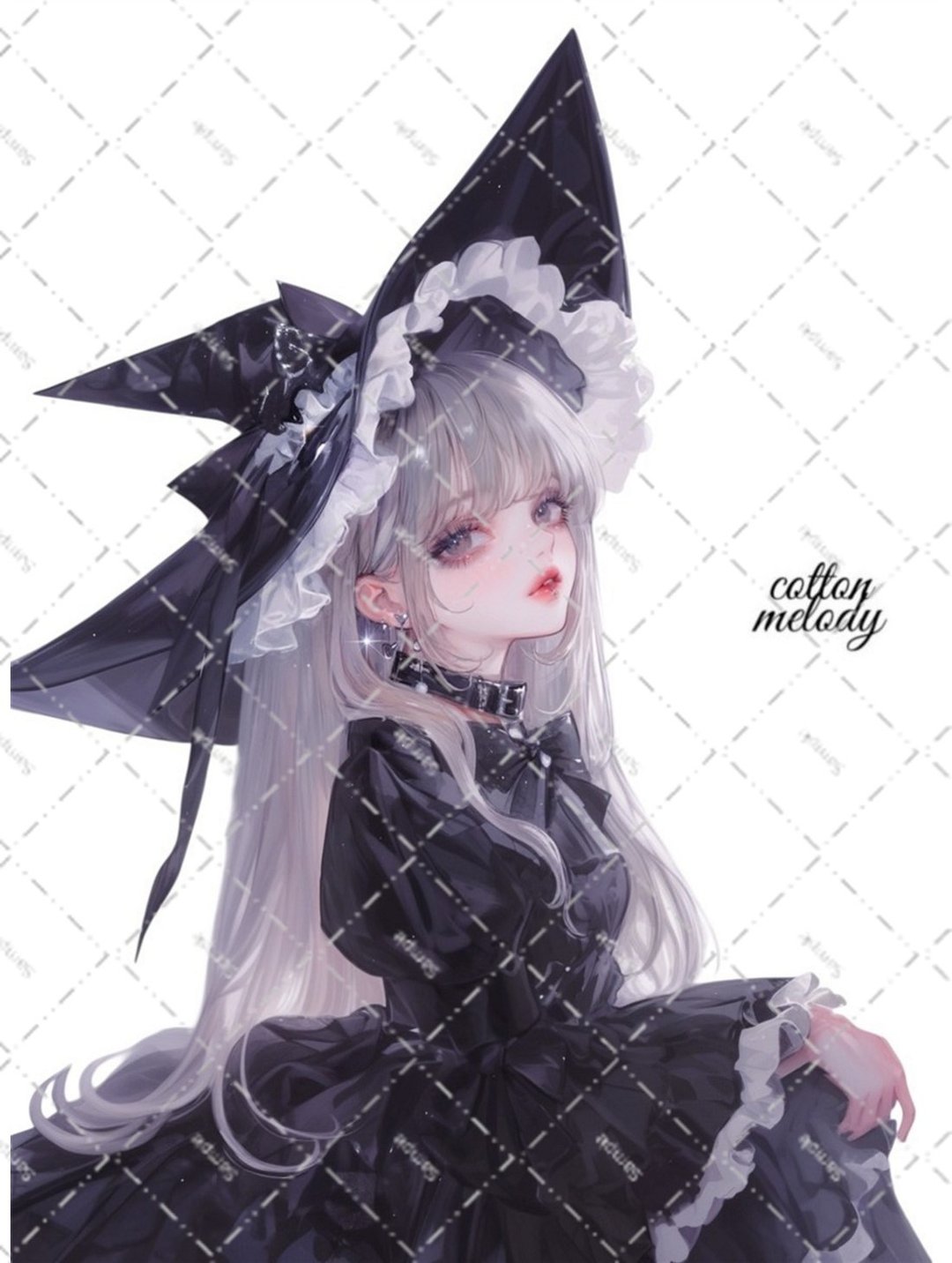 original sticker no.6767 人物贴纸 原创贴纸 人物贴纸 女孩贴纸 原创人物贴纸 - 贴纸 - 纸 
