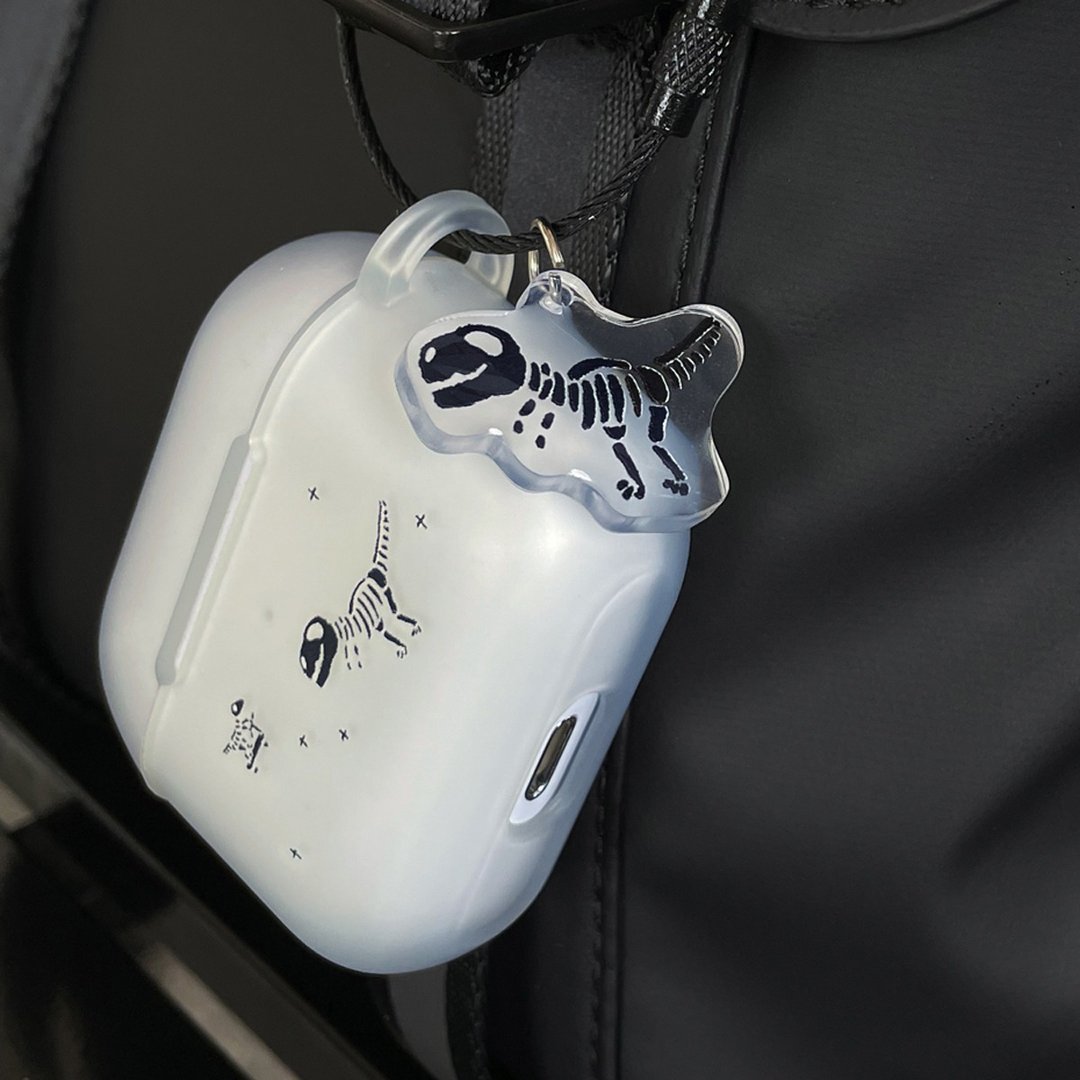 恐龙化石AirPods 1/2代 Pro / 3 代  保护壳 - 耳机收纳 - 塑料 透明