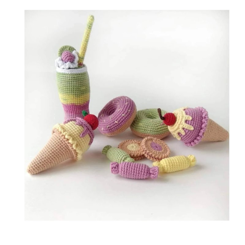 play toy tea party, soft toys toddlers kids tea set - 玩具/玩偶 - 棉．麻 