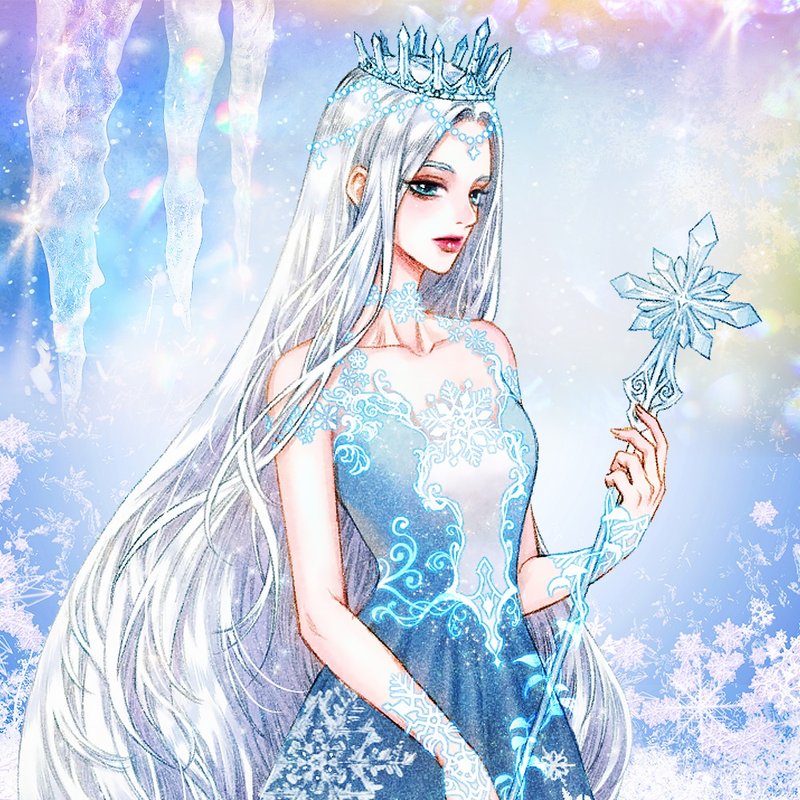 冰柱仙子贴纸 (8色) - 贴纸 - 纸 