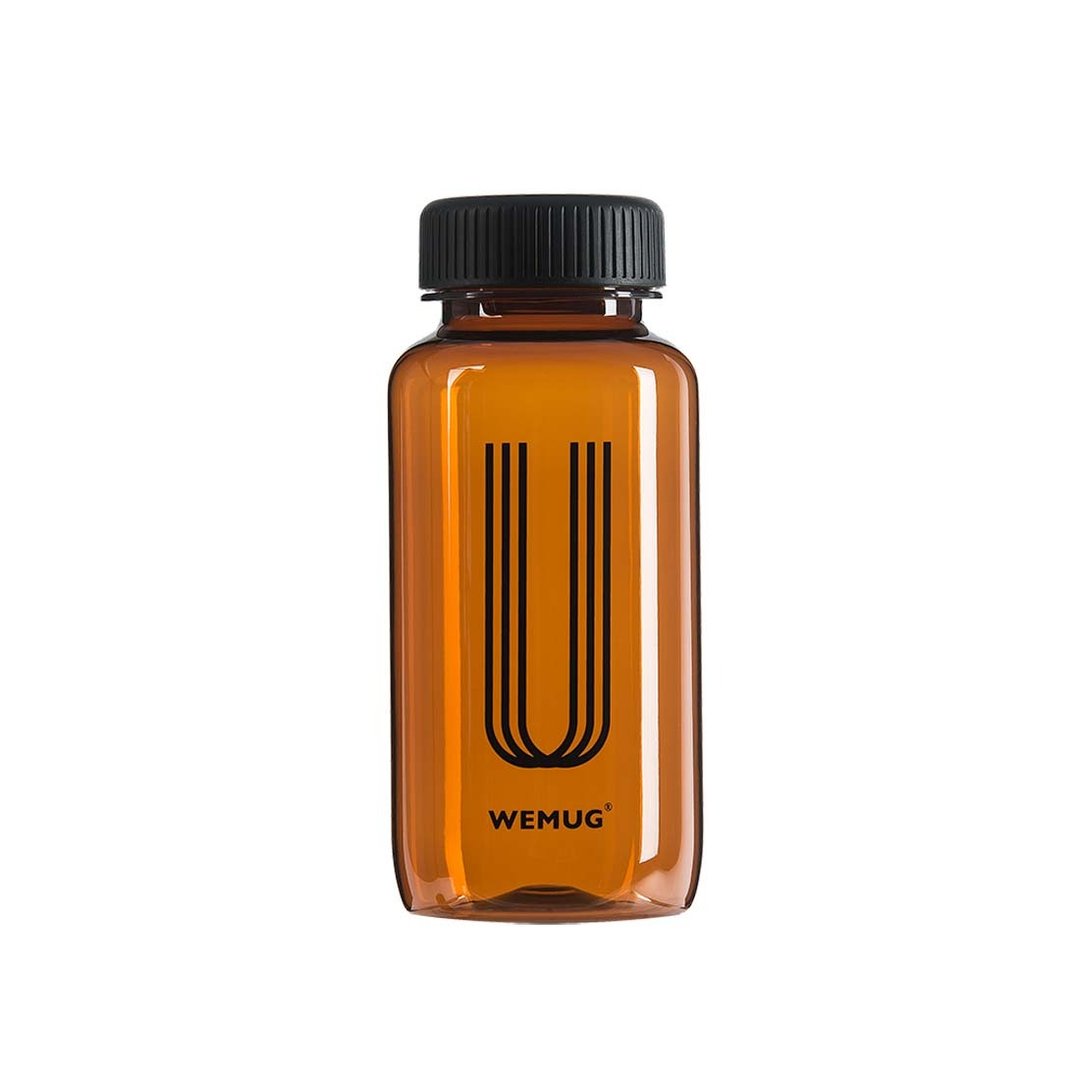【日本畅销商品】WEMUG 设计 - 轻便旅行水瓶  (Ｕ 字样款式) - 水瓶/水壶 - 塑料 咖啡色