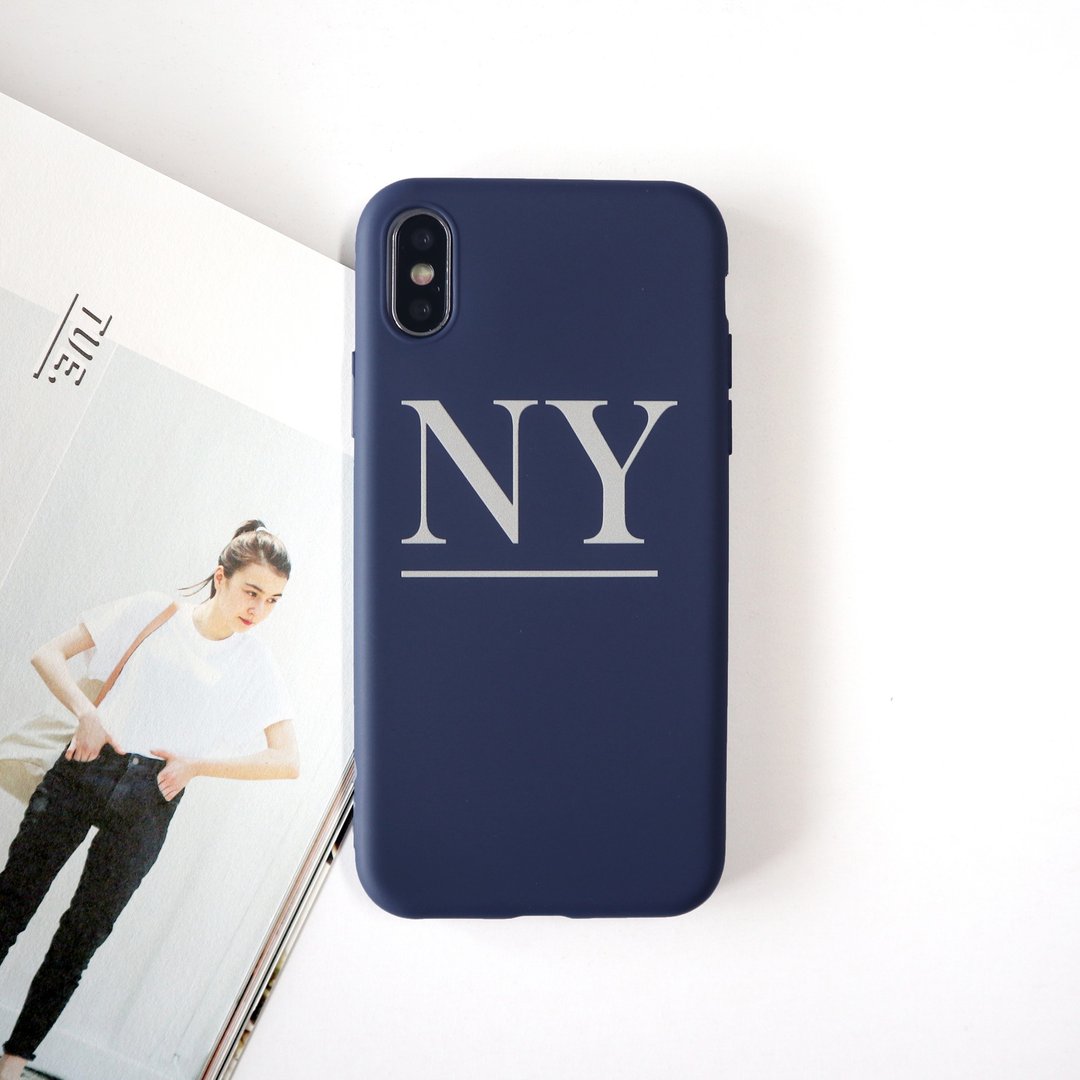 NY 深蓝手机壳 - 手机壳/手机套 - 塑料 蓝色