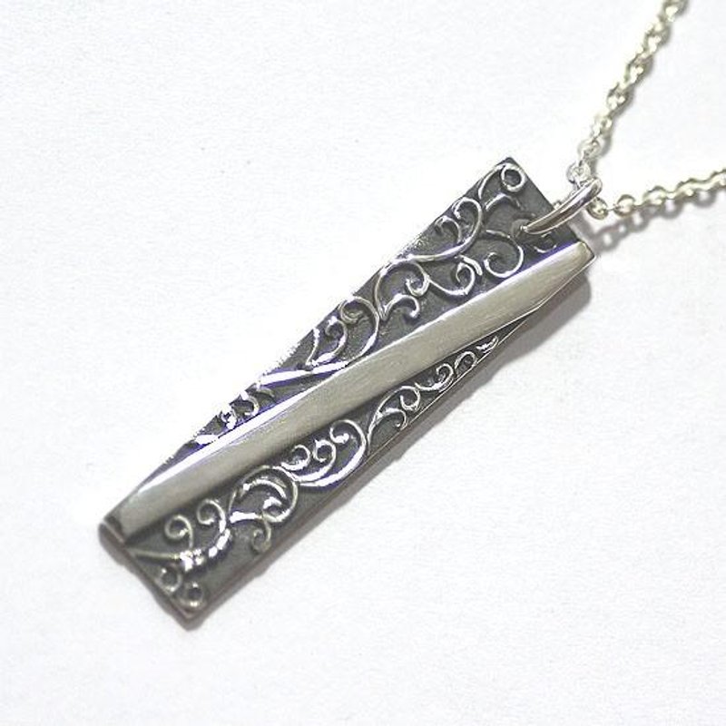 yin & yan pendant-03 [Customizable gift] [Christmas gift] - 项链 - 其他金属 银色