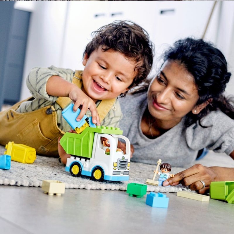 LEGO 得宝系列 垃圾车和回收利用 10945 - 玩偶/公仔 - 塑料 多色