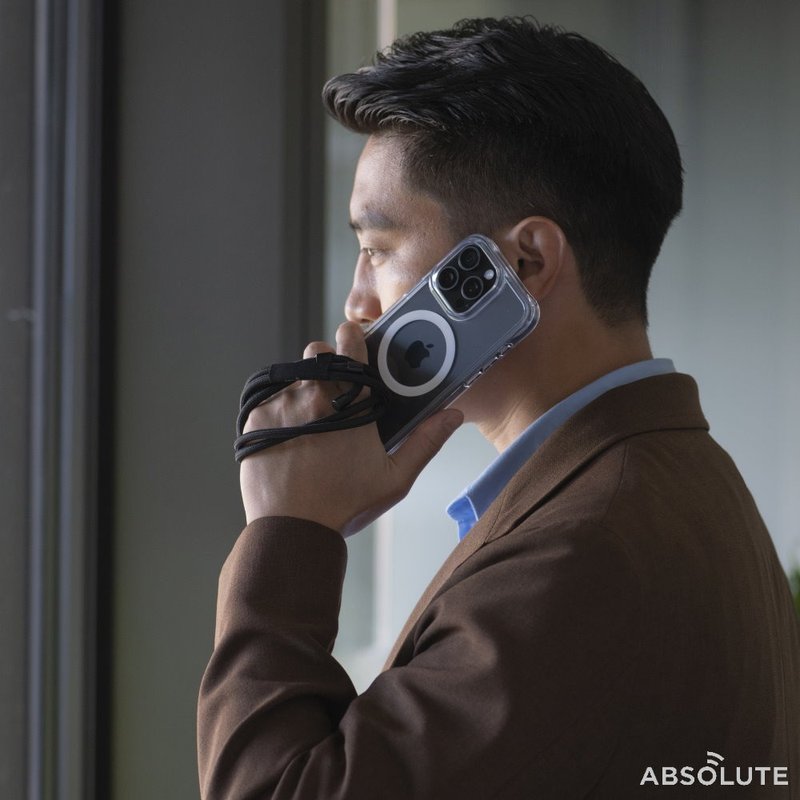 LINKASEAIR iPhone 15 Pro Max 6.7寸 防摔磁吸玻璃壳 裸机感透明 - 手机壳/手机套 - 玻璃 透明