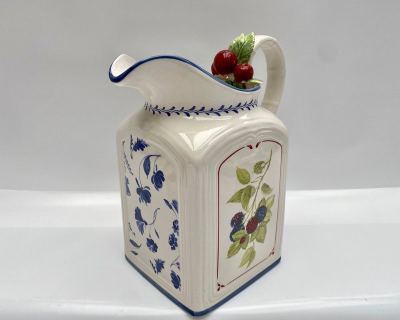Villeroy & Boch 乡村风情水壶/壶 大号 复古陶瓷 手绘 - 茶具/茶杯 - 瓷 多色