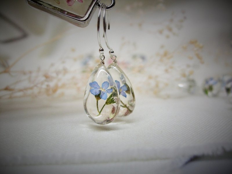 鸟雀呼晴 - 耳坠 - 耳环/耳夹 - 玻璃 