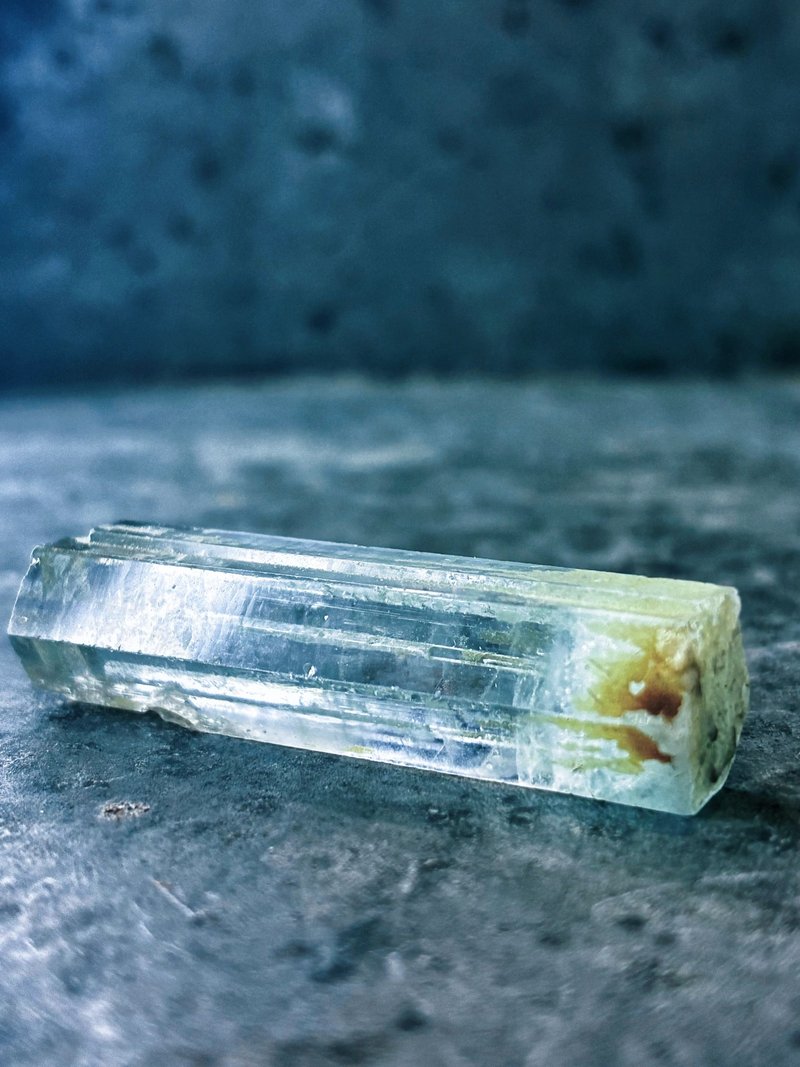 巴基斯坦 海蓝宝 原矿原石 喉轮 - 摆饰 - 宝石 