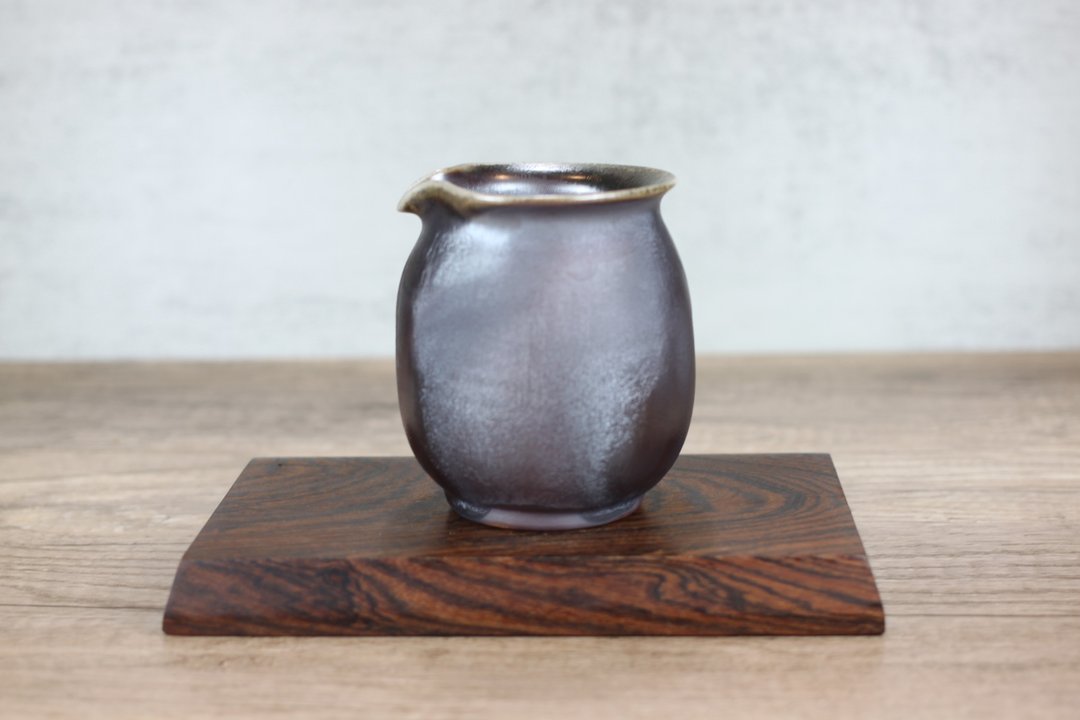 【沐春生活】天然落灰 柴烧茶海 公道杯 名家叶敏祥手作 340ml - 茶具/茶杯 - 瓷 