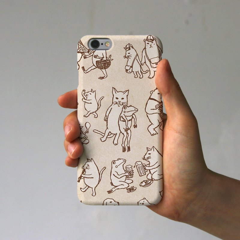 iPhone Case friends (sepia) - 手机壳/手机套 - 塑料 卡其色