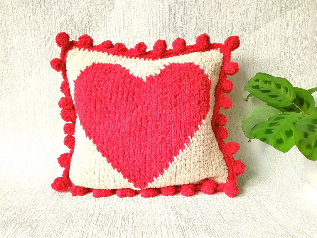 Pillowcase covers with zippers, Throw pillows for couch red, Plush pillowcase - 枕头/抱枕 - 聚酯纤维 红色