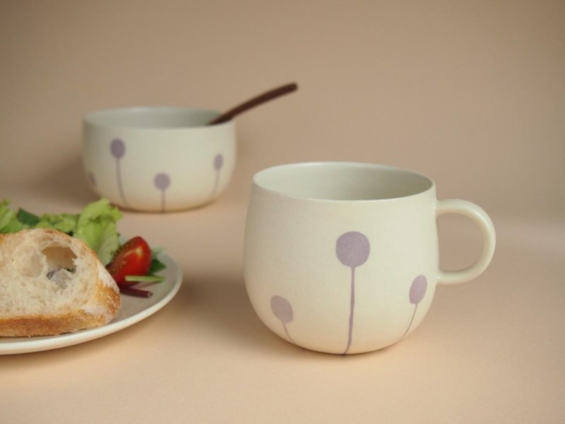 mug cup / czech all seasons jaro - 咖啡杯/马克杯 - 陶 白色